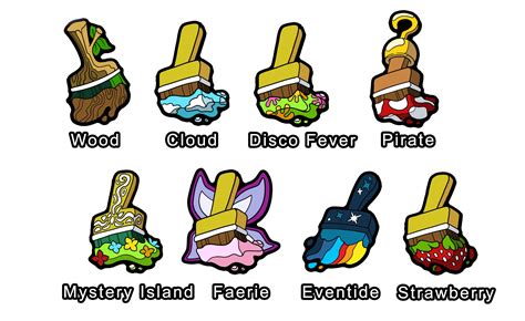 All of the clothes are listed as being worn by your pet in the dressing room, but they're invisible. . Neopets paint brush